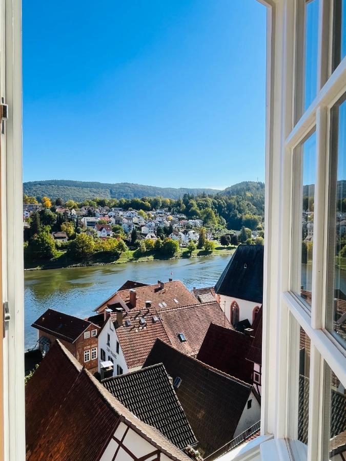Natur Und Neckarblick Bei Heidelberg Hirschhorn Exterior foto